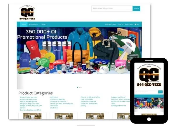 Screenshot of the Direct Promo Marketing website.