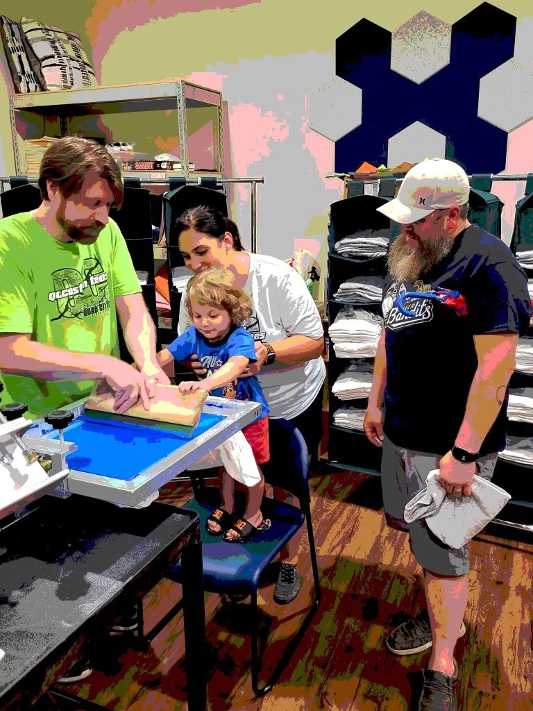 High-quality custom t-shirt printing for all designs.